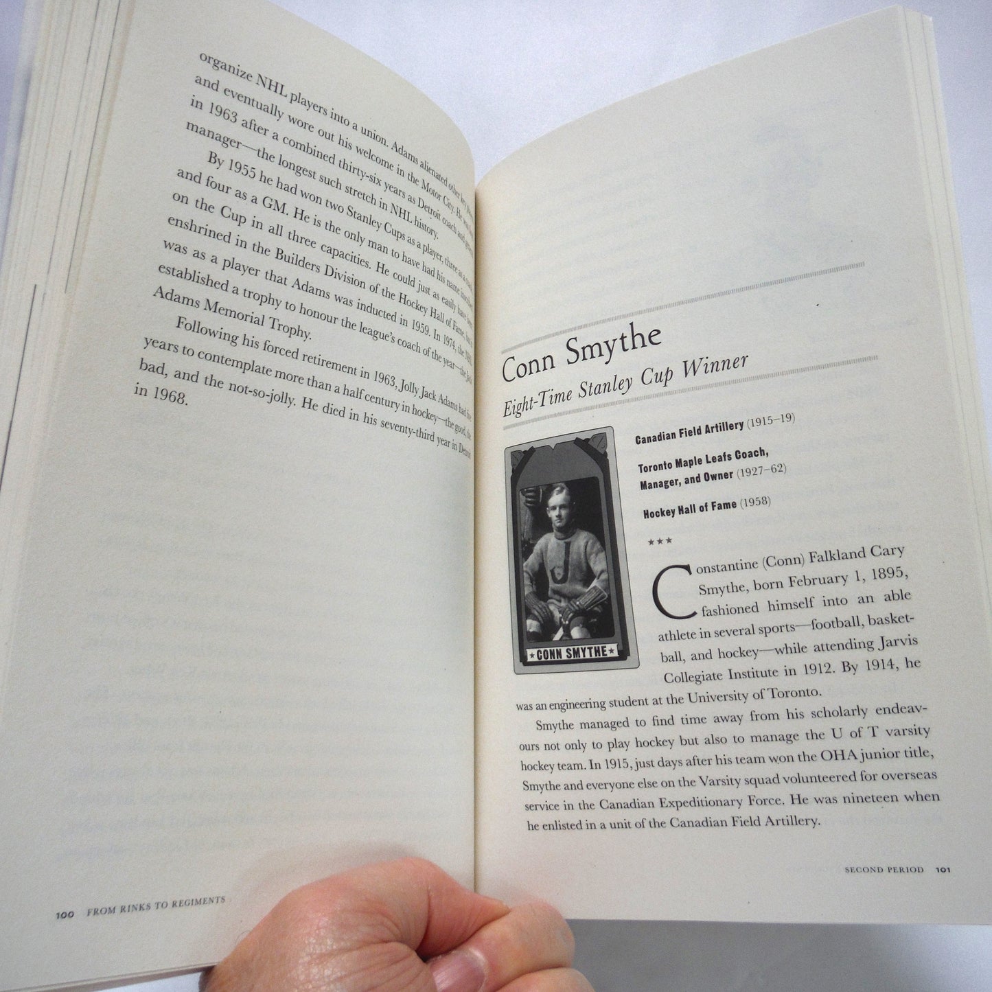 FROM RINKS TO REGIMENTS, Hockey Hall-of-Famers and The Great War, by Alan Livingstone MacLeod (2018 1st Ed.)