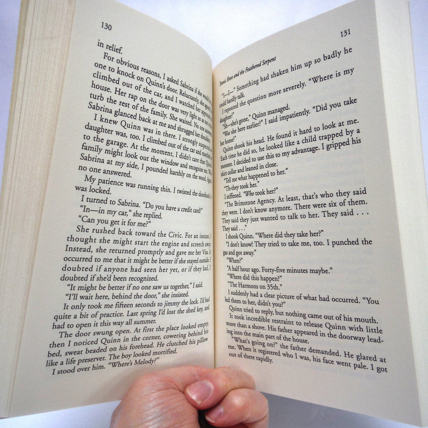 TENNIS SHOES AND THE FEATHERED SERPENT, A Young Readers Novel by Chris Heimerdinger (1995 1st Ed.)