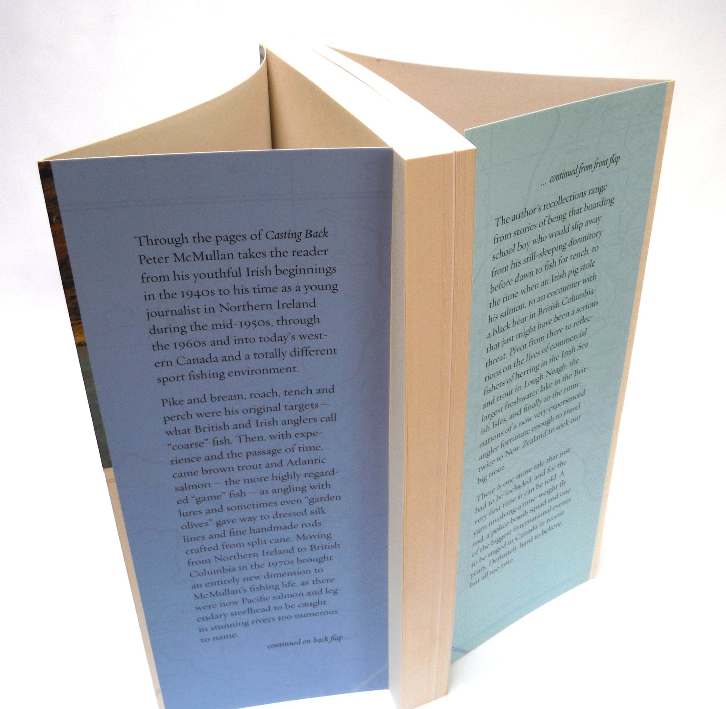 CASTING BACK, Sixty Years of Fishing and Writing, by Peter McMullan (2016 1st Ed.)