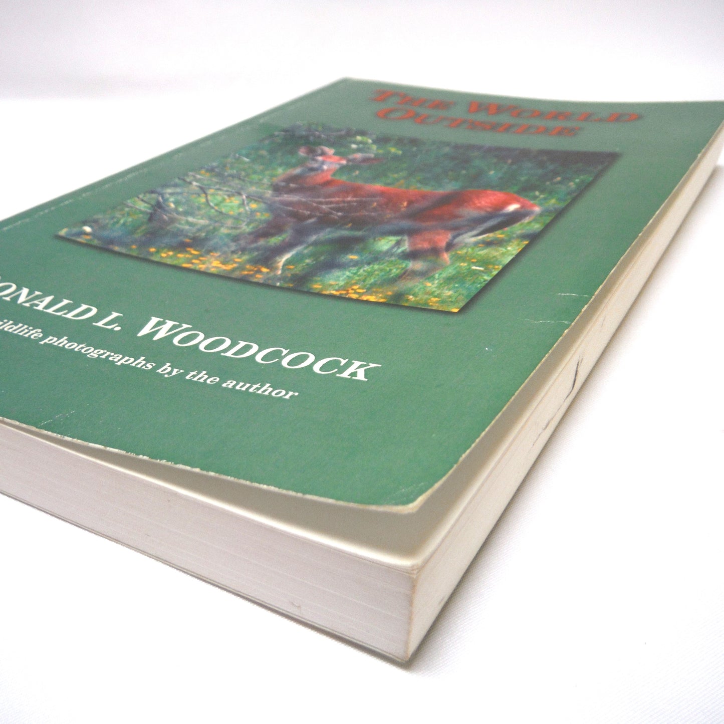 THE WORLD OUTSIDE, Nature Writings and Wildlife Photographs by Donald L. Woodcock (2005 1st Ed.)