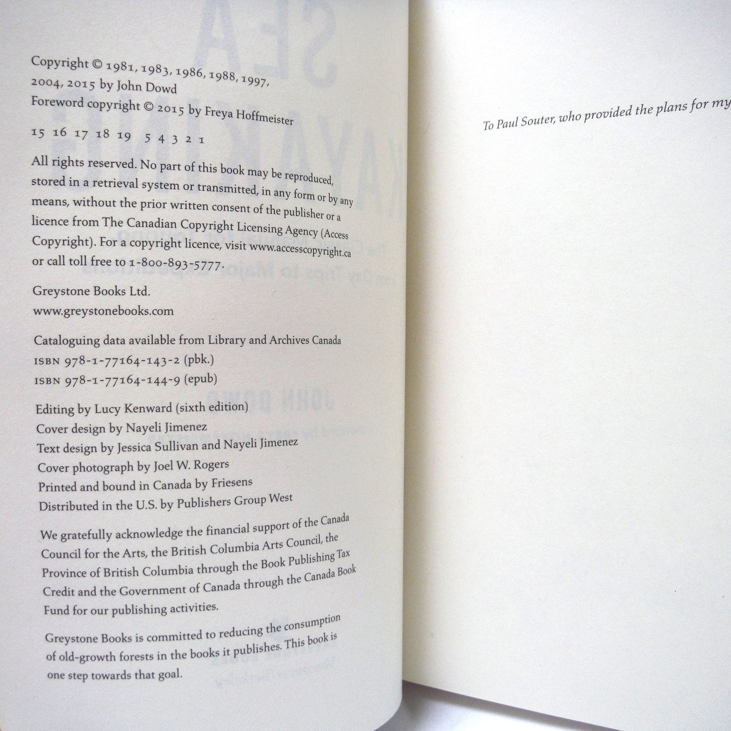SEA KAYAKING, The Classic Manual for Touring, from Day Trips to Major Expeditions, by John Dowd, 2015