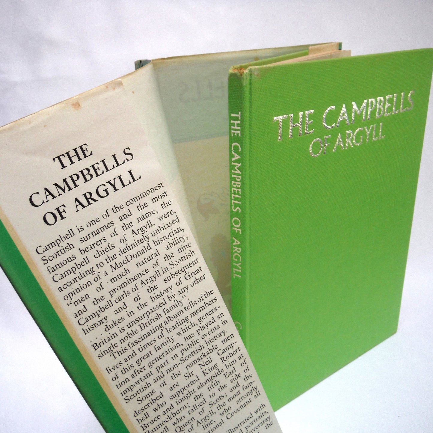 THE CAMPBELLS OF ARGYLL: Family history illustrated with photographs and contemporary prints, by Neil Grant (1975 1st Ed.)