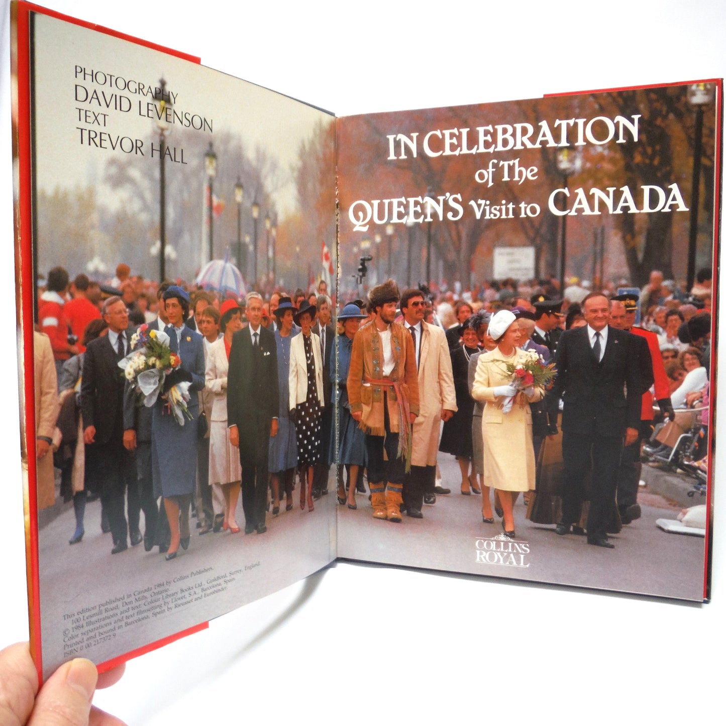 IN CELEBRATION OF THE QUEEN'S VISIT TO CANADA, by Trevor Hall (1984 1st Ed.)