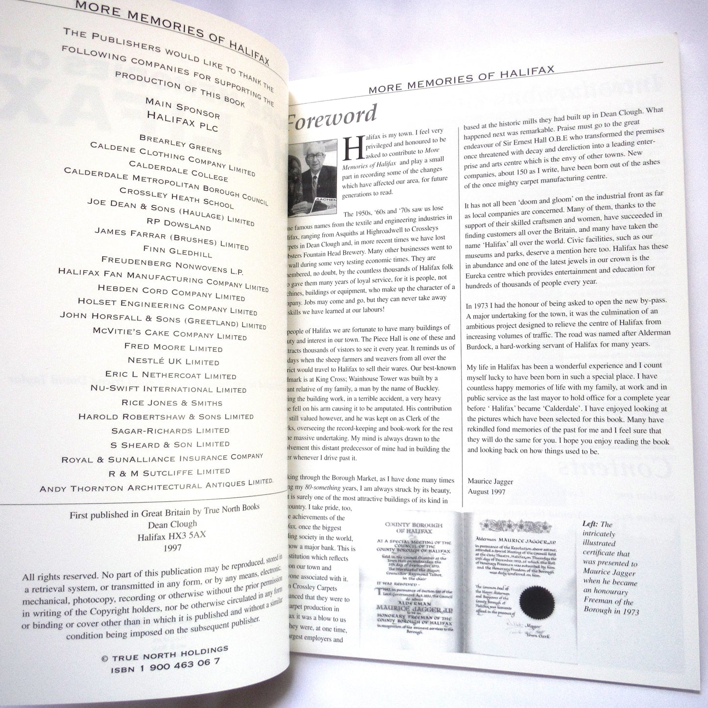 MORE MEMORIES OF HALIFAX, Page After Page of Pure Nostalgia, by True North Books (1997 1st Ed.)