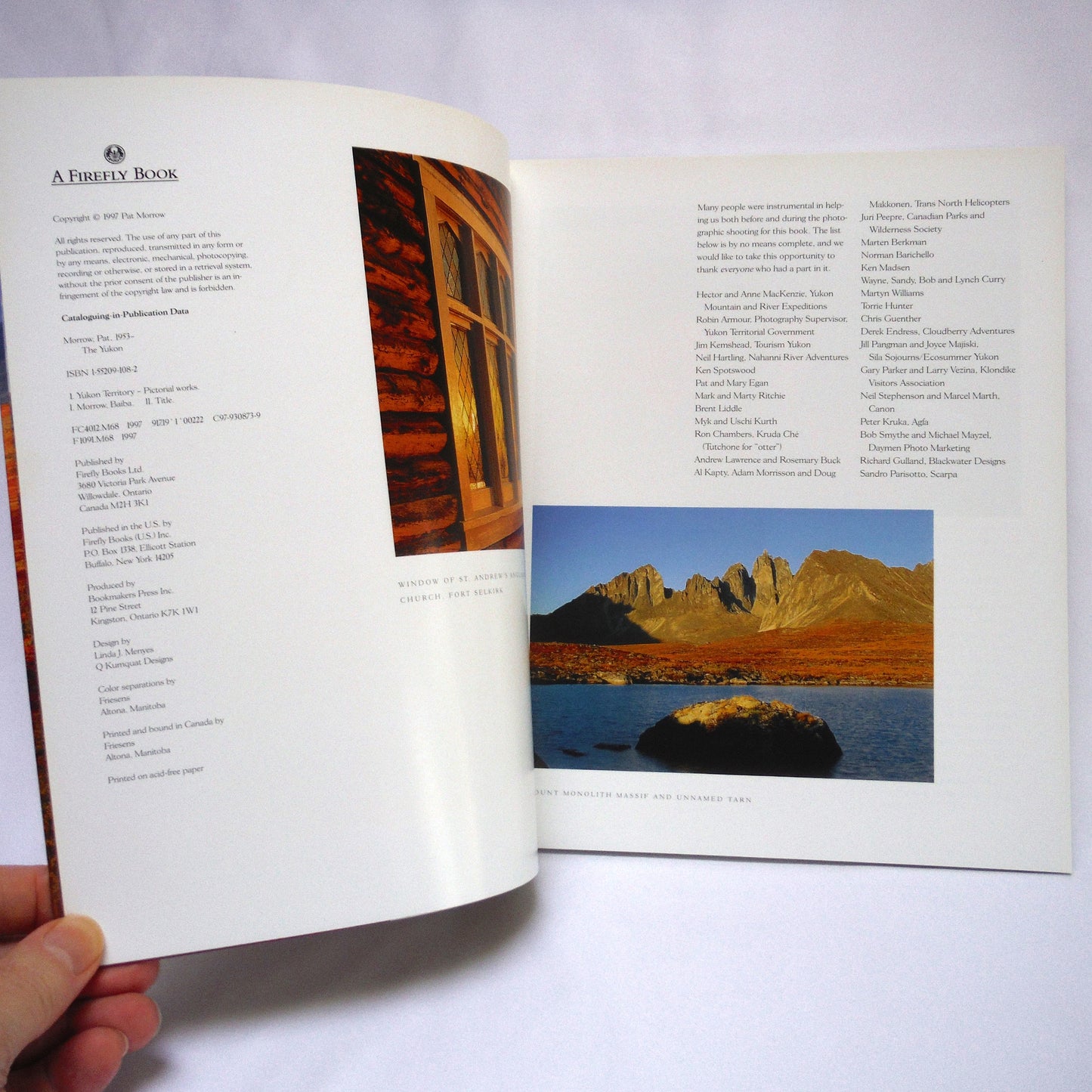 THE YUKON, A Photographic Presentation by Pat and Baiba Morrow (1997 1st Ed.)
