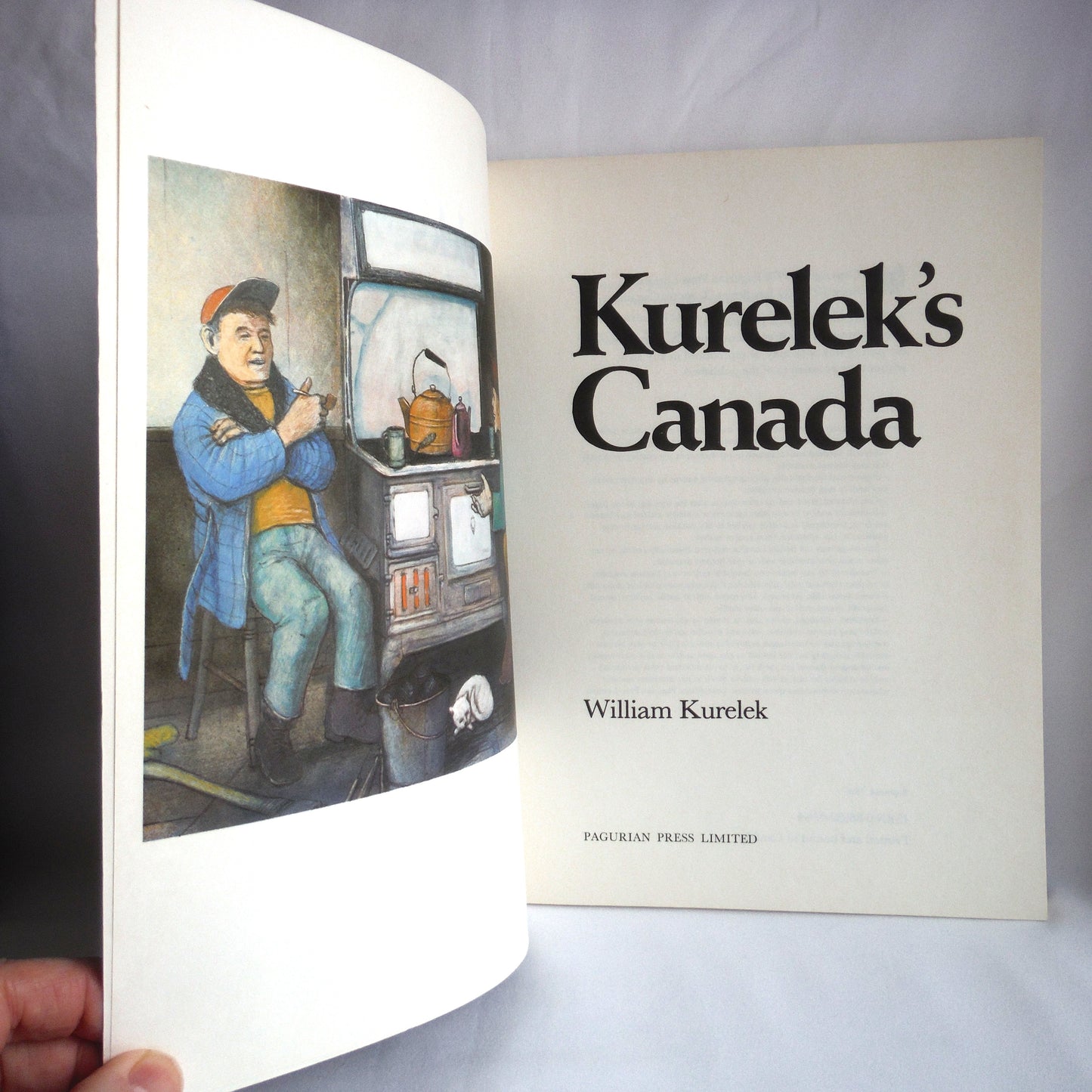 KURELEK'S CANADA, An Artistic Journey in Canada Coast-to-Coast, by William Kurelek (1981 1st Ed.)