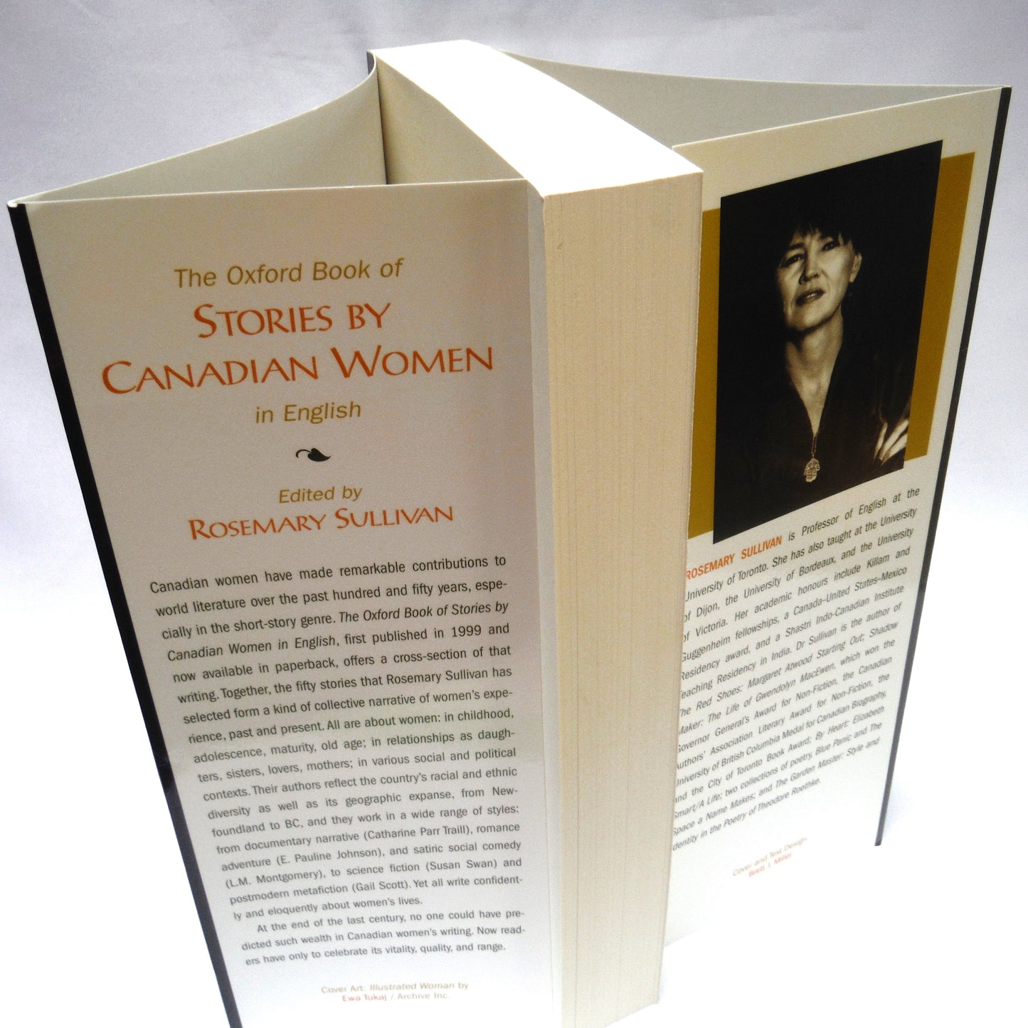 THE OXFORD BOOK OF STORIES BY CANADIAN WOMEN, In English, Edited by Rosemary Sullivan (1999 1st Ed.)