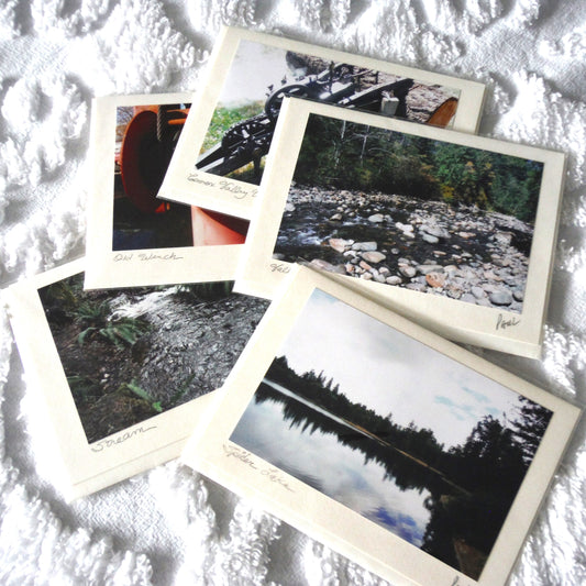 Original Art Greeting Card, Sights & Sounds Collection: "SPIDER LAKE"