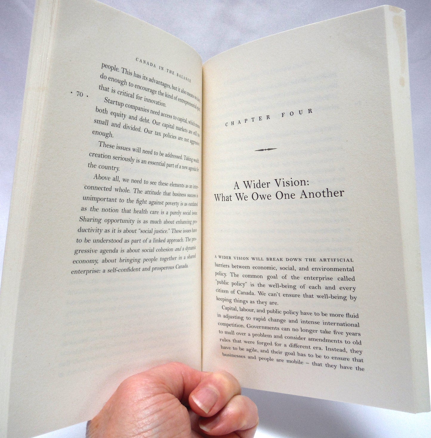 CANADA IN THE BALANCE, by Bob Rae (2006 1st Ed.)