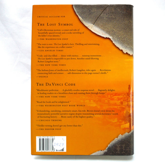 THE DA VINCI CODE: INFERNO, A Novel by Dan Brown (2013 1st Ed.)