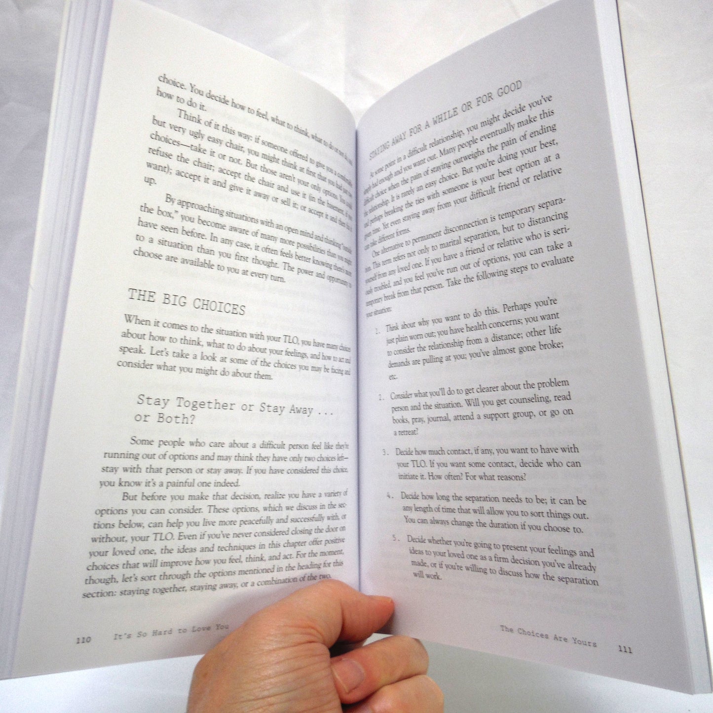 IT'S SO HARD TO LOVE YOU: Staying Sane When Your Loved One Is Manipulative, Needy, Dishonest, or Addicted, by Bill Klatte and Kate Thompson (2007 1st Ed.)