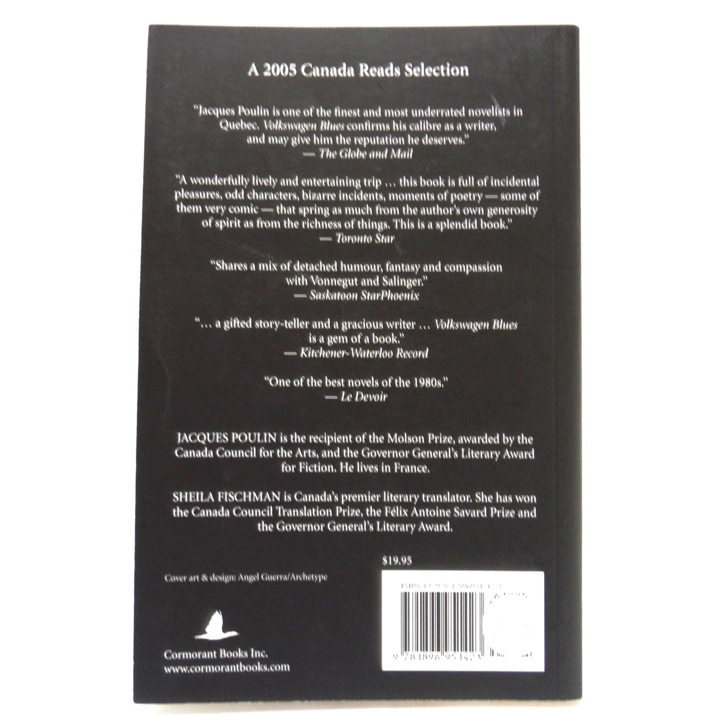 VOLKSWAGEN BLUES, A Novel by Jacques Poulin (2013 1st Ed.)