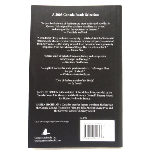 VOLKSWAGEN BLUES, A Novel by Jacques Poulin (2013 1st Ed.)