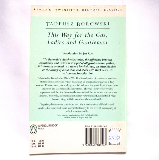 THIS WAY FOR THE GAS, LADIES AND GENTLEMEN, Auschwitz Stories by Tadeusz Borowski, 1976