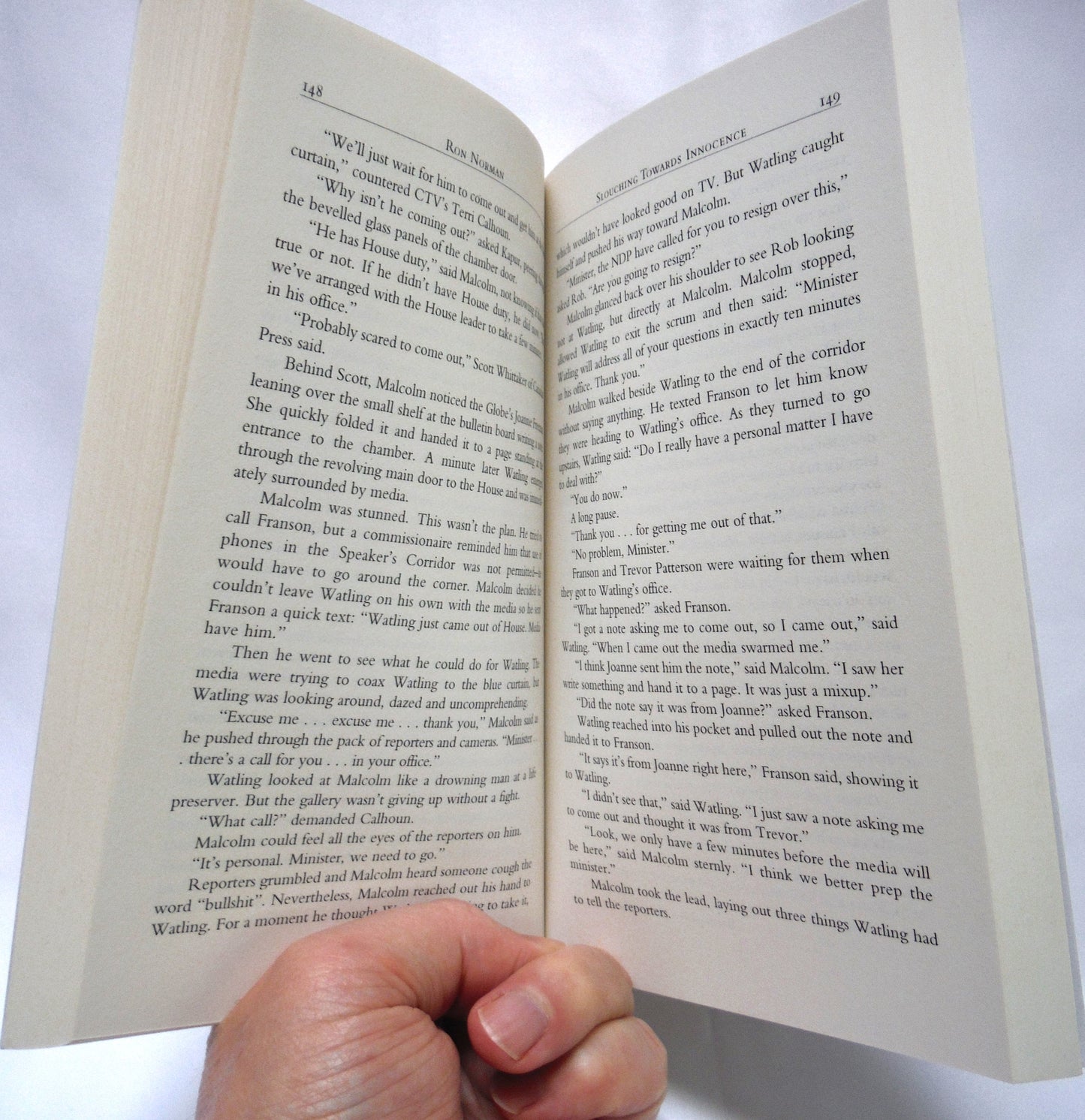 SLOUCHING TOWARDS INNOCENCE, A Novel by Ron Norman (2017 1st Ed.)