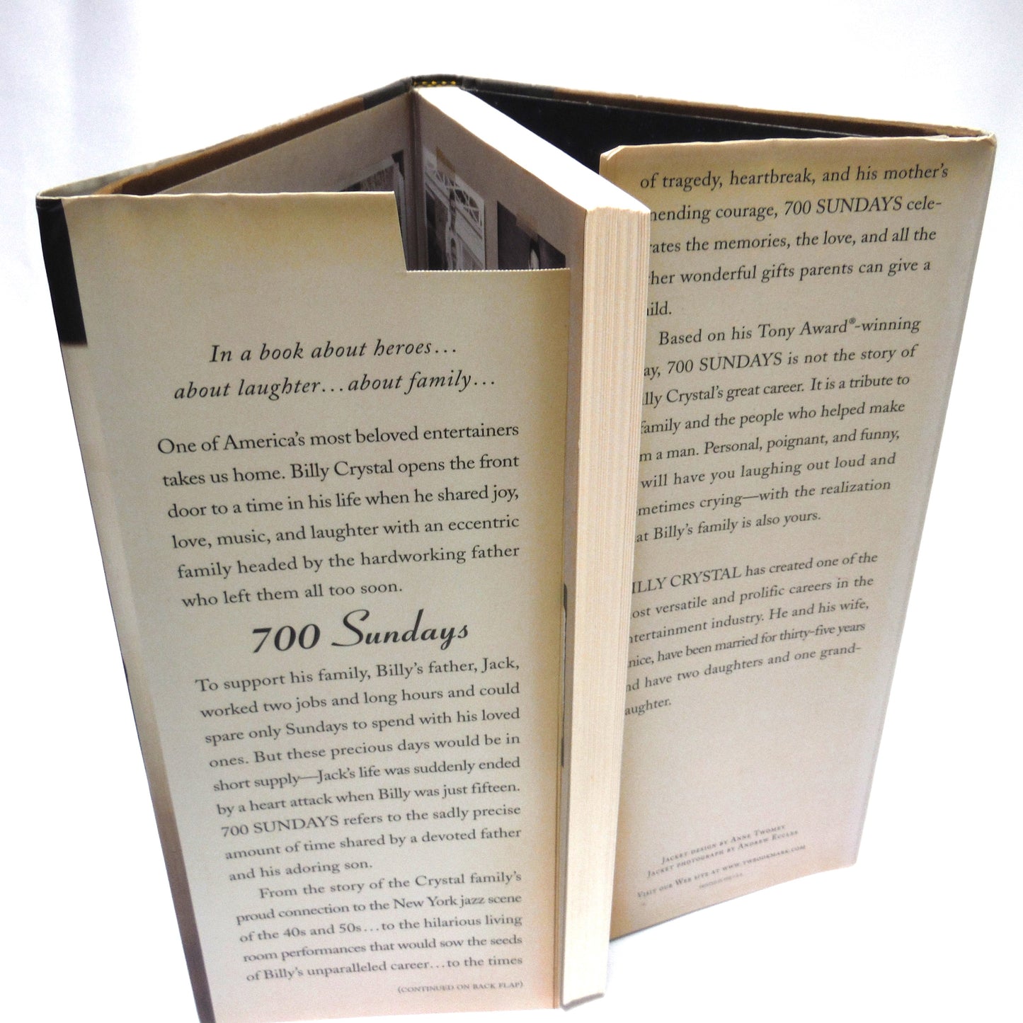 700 SUNDAYS, An Autobiography by Billy Crystal (2005 1st Ed.)