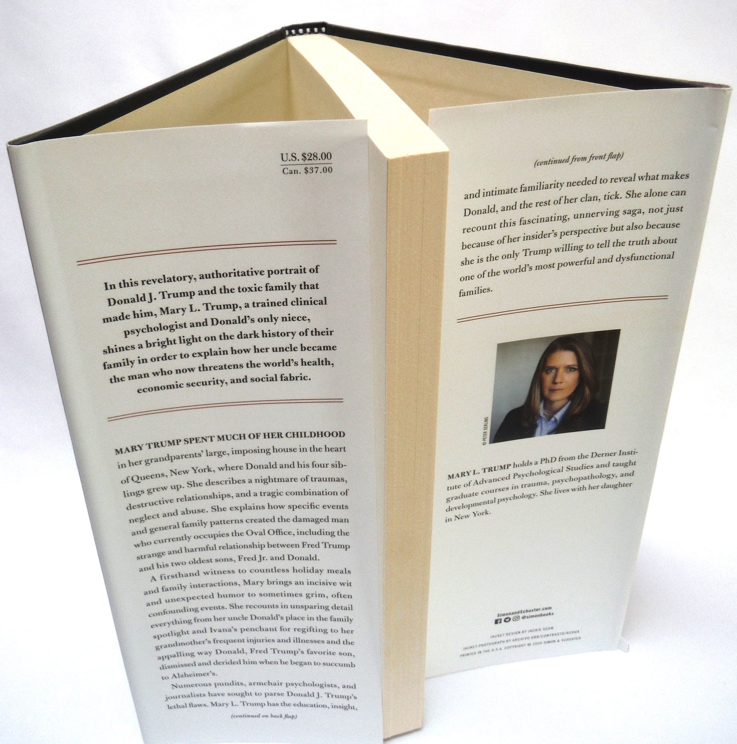 TOO MUCH and NEVER ENOUGH, How My Family Created The World's Most Dangerous Man, by Mary L. Trump (2020 1st Ed.)