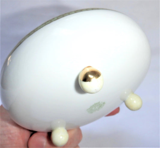 NIPPON Mid-Century Hand-Painted Candy Dish: 'PALE-ROSES' Made in Japan