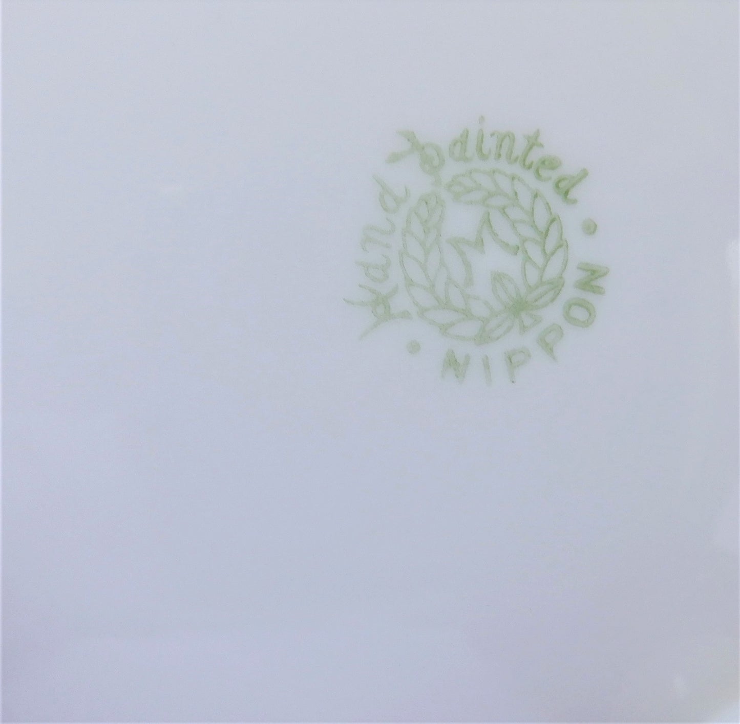 NIPPON Mid-Century Hand-Painted Candy Dish: 'PALE-ROSES' Made in Japan