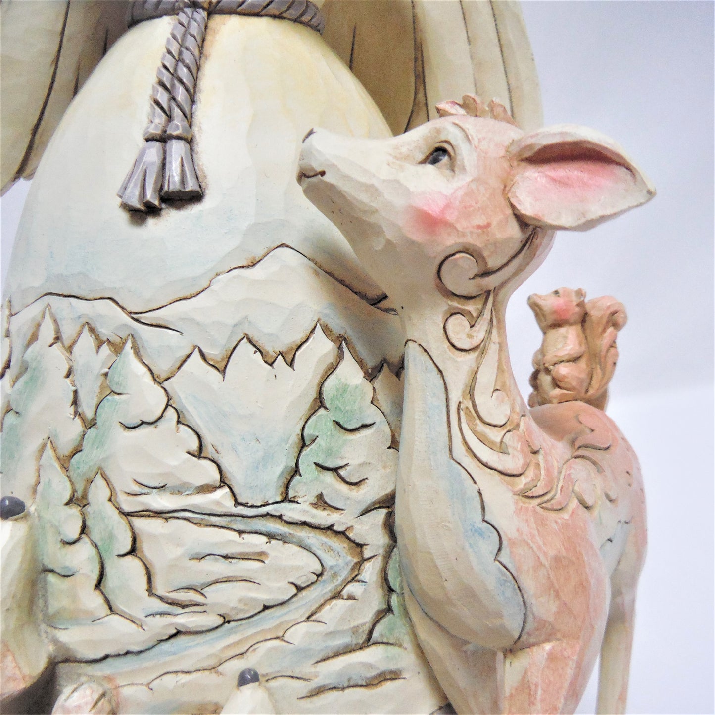 Carved Statue by JIM SHORE: "PEACE TO ALL" Heartwood Creek Angel #4041084