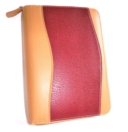 CAMBRIDGE HOME AGENDA, Brand-New Vintage Zippered Leather Purse or Pocket Style Organizer