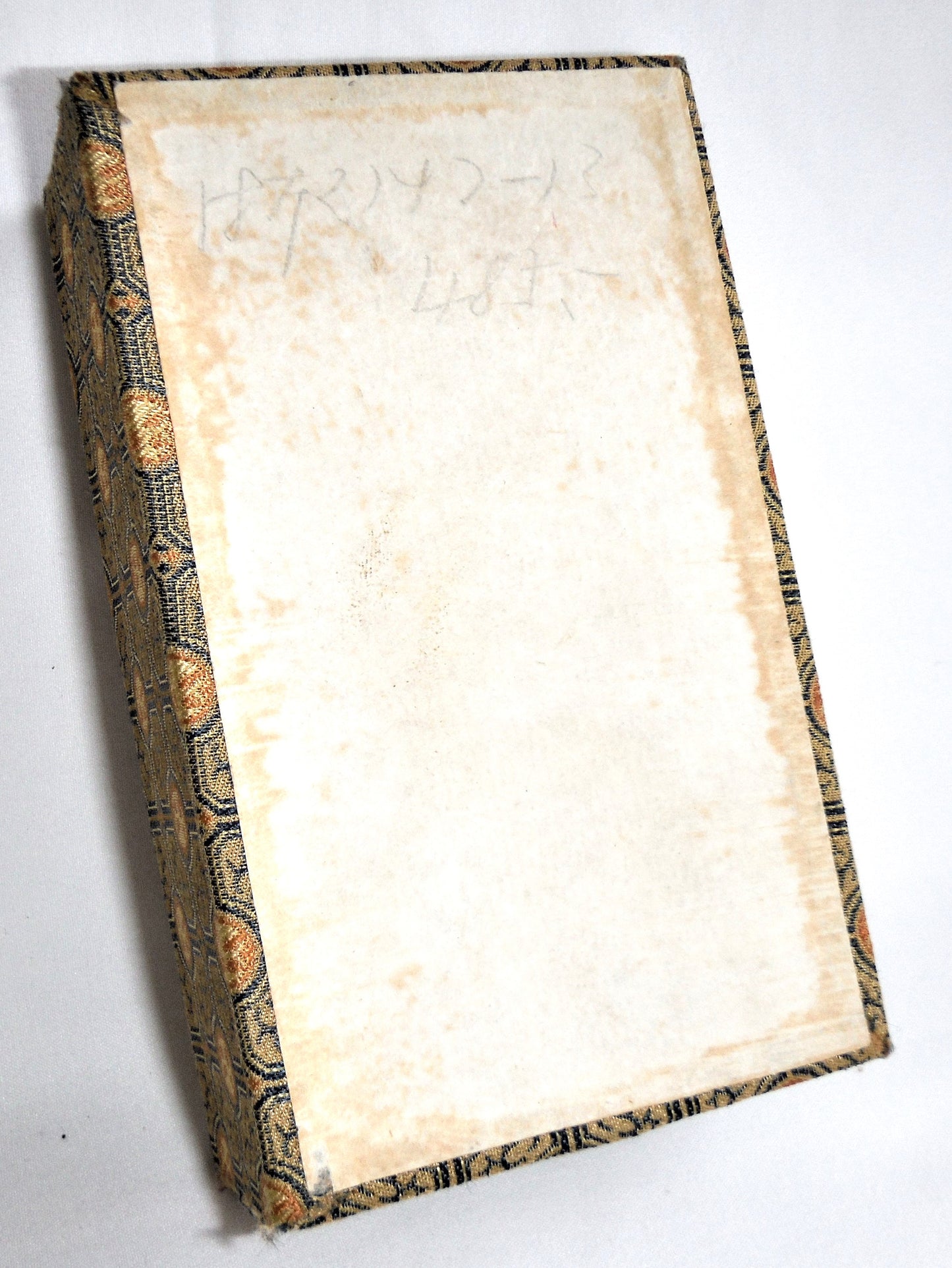 'VINTAGE CHINESE STAMP', Made of Red & Grey Stone with the original double-latched padded case