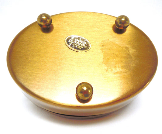 VINTAGE BRASS JEWELLERY HOLDER by Gold Tone Products of the USA: 'RINGS & THINGS'