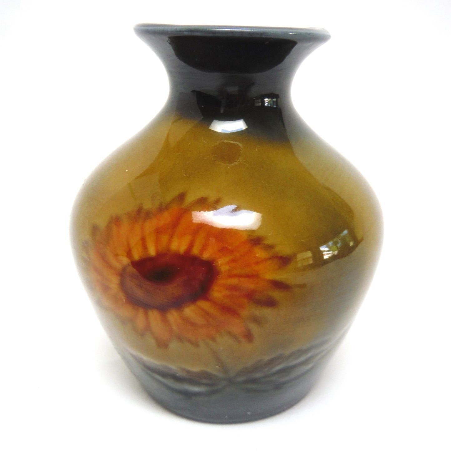 WADE Miniature Vase Pottery 'PORCELAIN SUNFLOWER' Made in Ireland