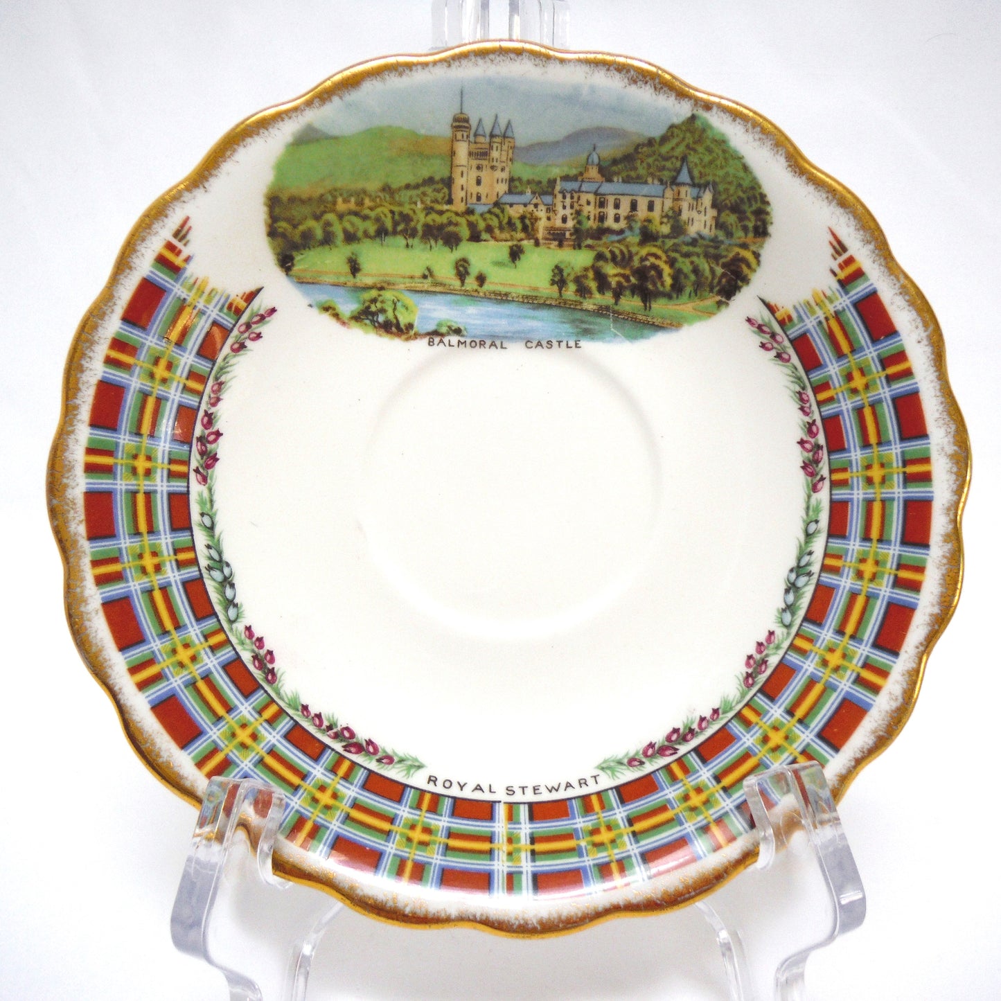 Taylor & Kent Bone China Proudly Presents: 'BALMORAL CASTLE TEA CUP & SAUCER' Made in SCOTLAND