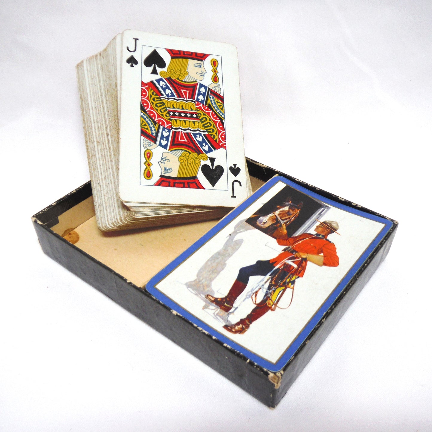 RCMP MOUNTIE PLAYING CARDS, by Can-Car Canadian Car & Foundry Company Limited, Made in Canada