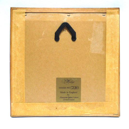 ST. MICHAELS MOUNT HARBOUR: Signed Miniature Artwork by Manuscript Limited of England