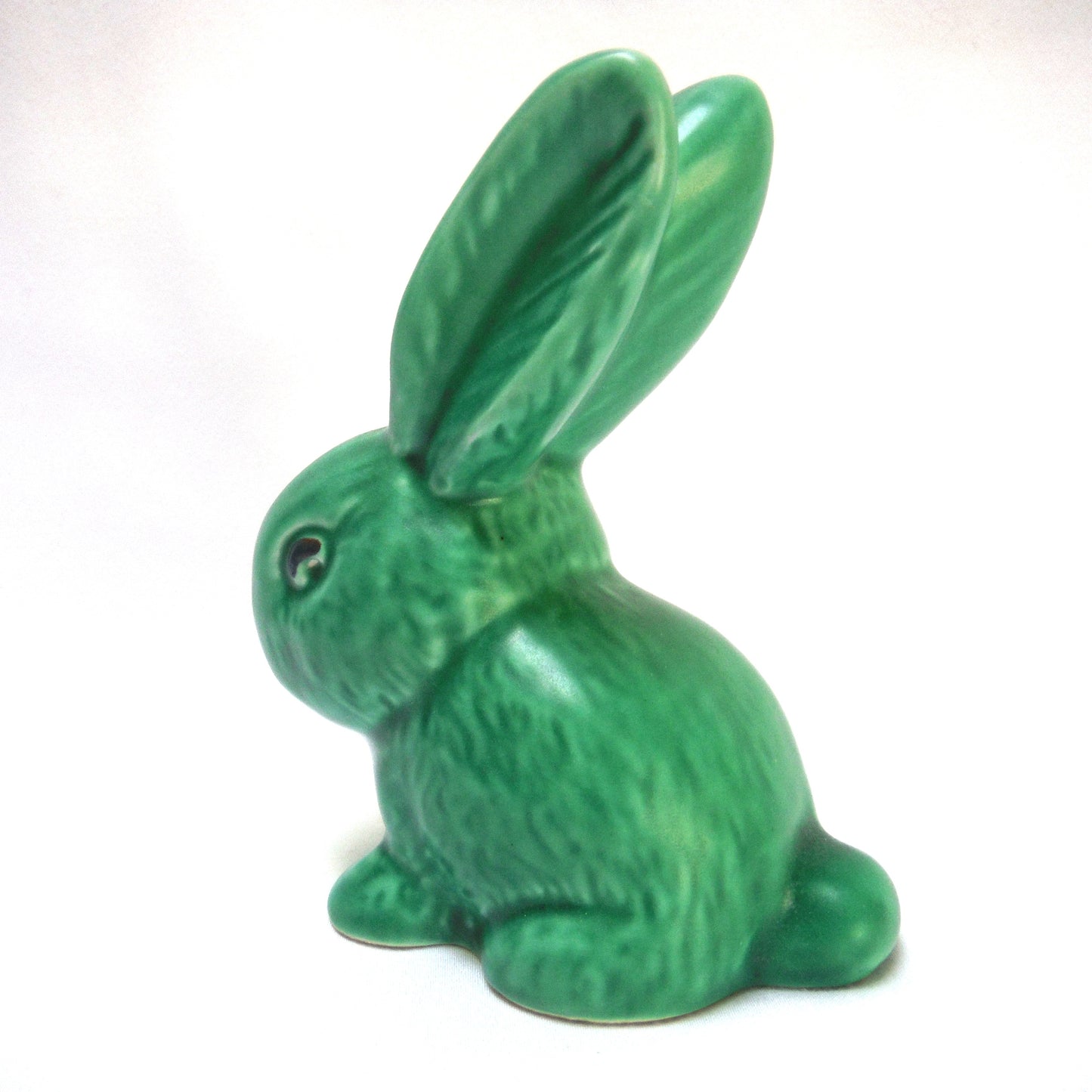 Vintage SylvaC Green Glazed, Long Eared Tall Bunny Rabbit