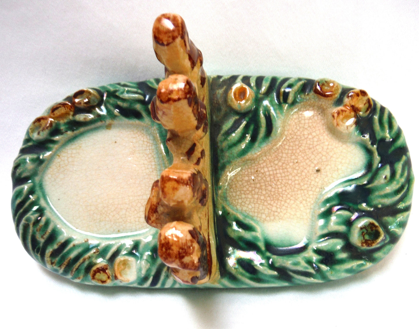 Vintage Made in Japan Hand-Painted 'A Pair of Pigs Salt & Salt Shaker...Busting Loose!'