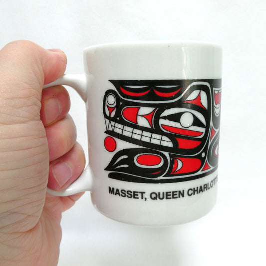 Native Northwest Matriarch Bear Ceramic Mug designed by Tsimshian Artist Morgan Asoyuf: Featuring MASSET, Queen Charlotte Islands