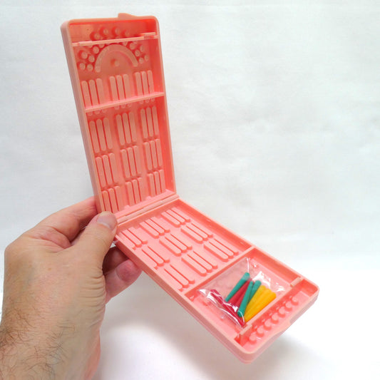 Vintage Authentic ACME Brand Folding Travel Cribbage Board: Includes Original Pegs and in Barbie Pink Colour!