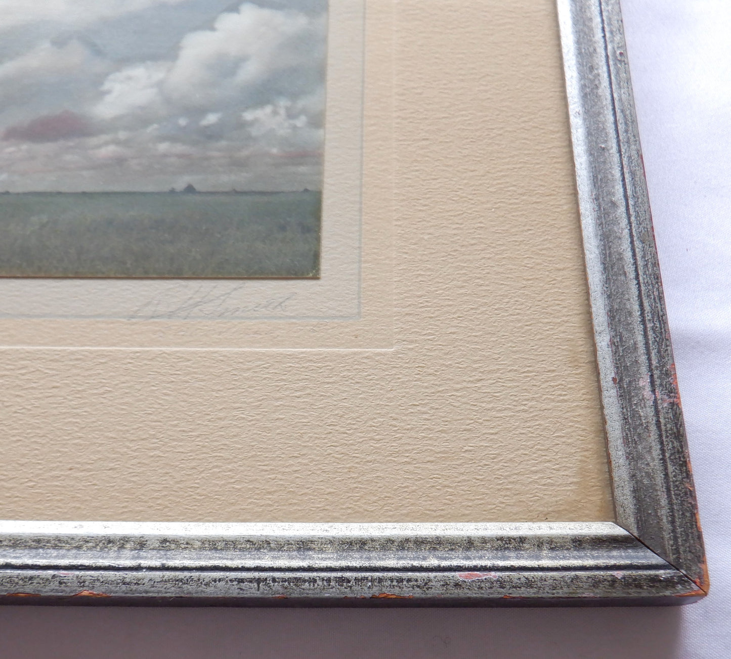 'CLOUDS OVER TANTRAMAR', Hand-Tinted Photograph by R.H. Smith