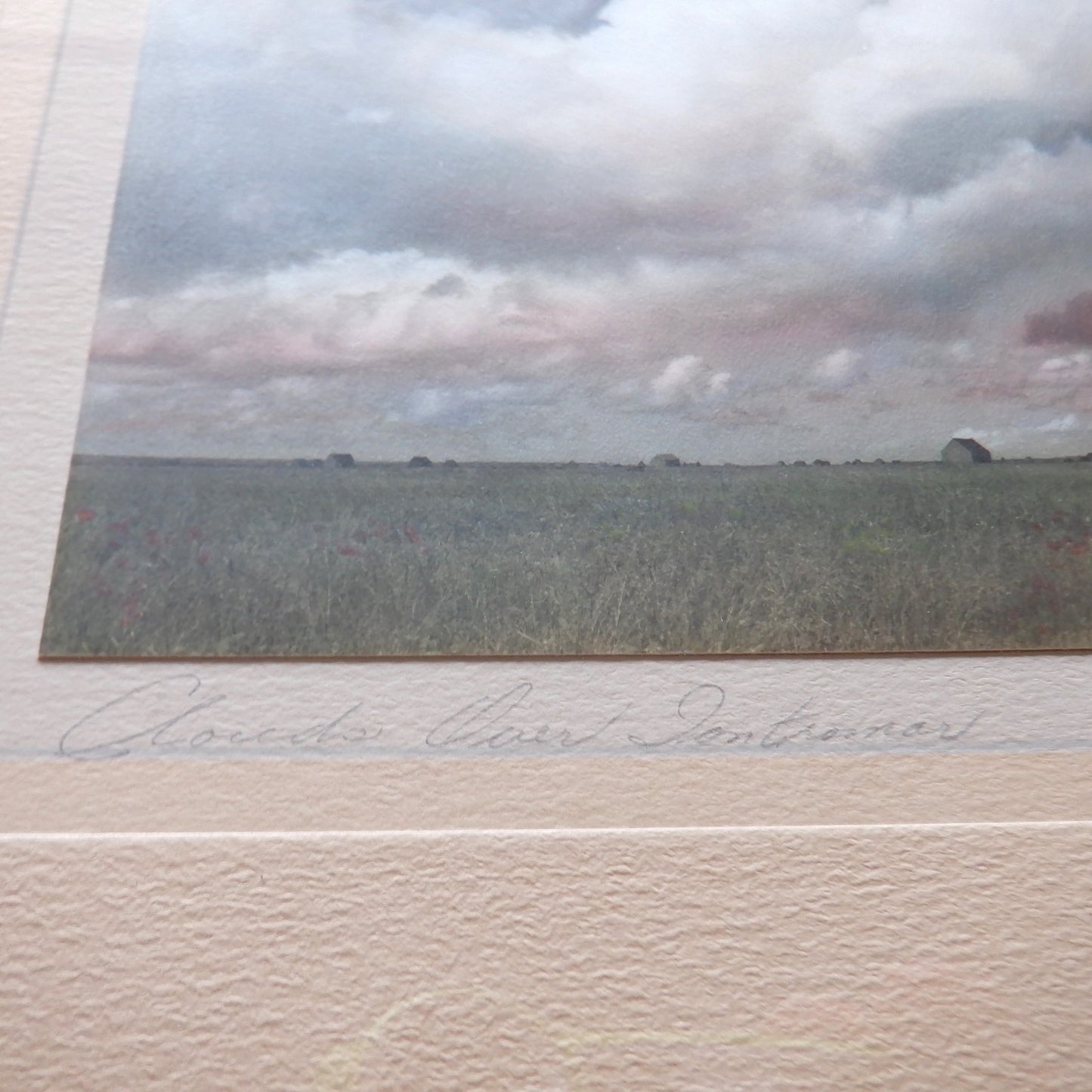 'CLOUDS OVER TANTRAMAR', Hand-Tinted Photograph by R.H. Smith