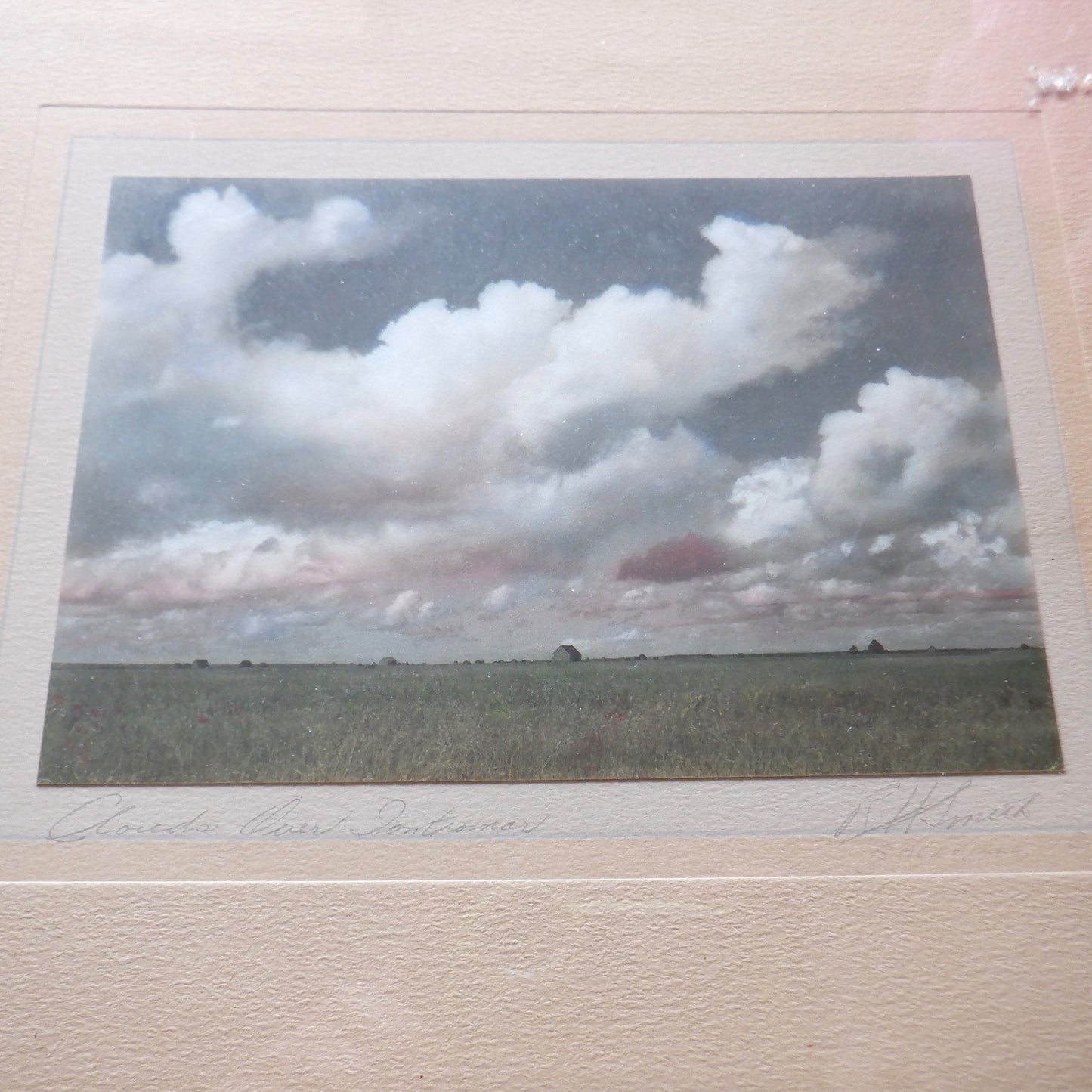 'CLOUDS OVER TANTRAMAR', Hand-Tinted Photograph by R.H. Smith