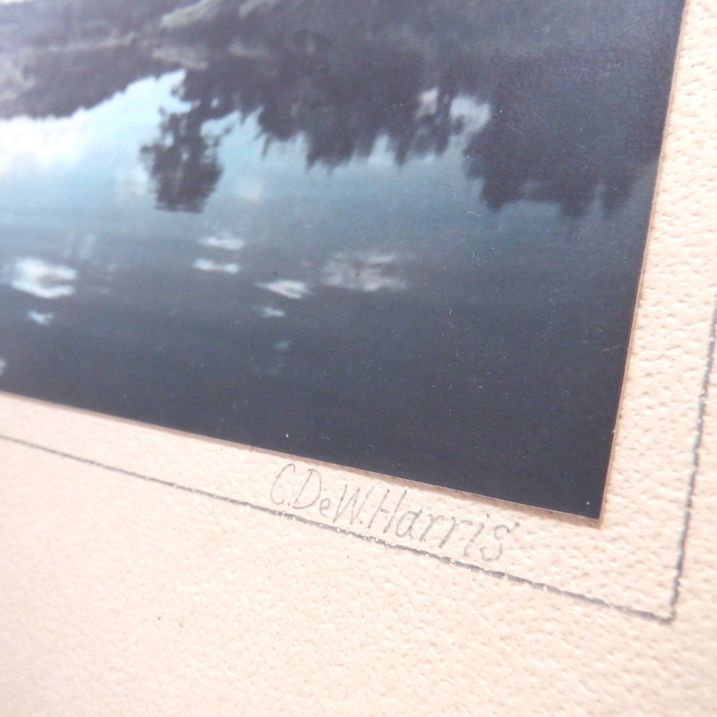 'THE ANNAPOLIS RIVER, NOVA SCOTIA', A Hand-Tinted B&W Photograph by C.D. Harris
