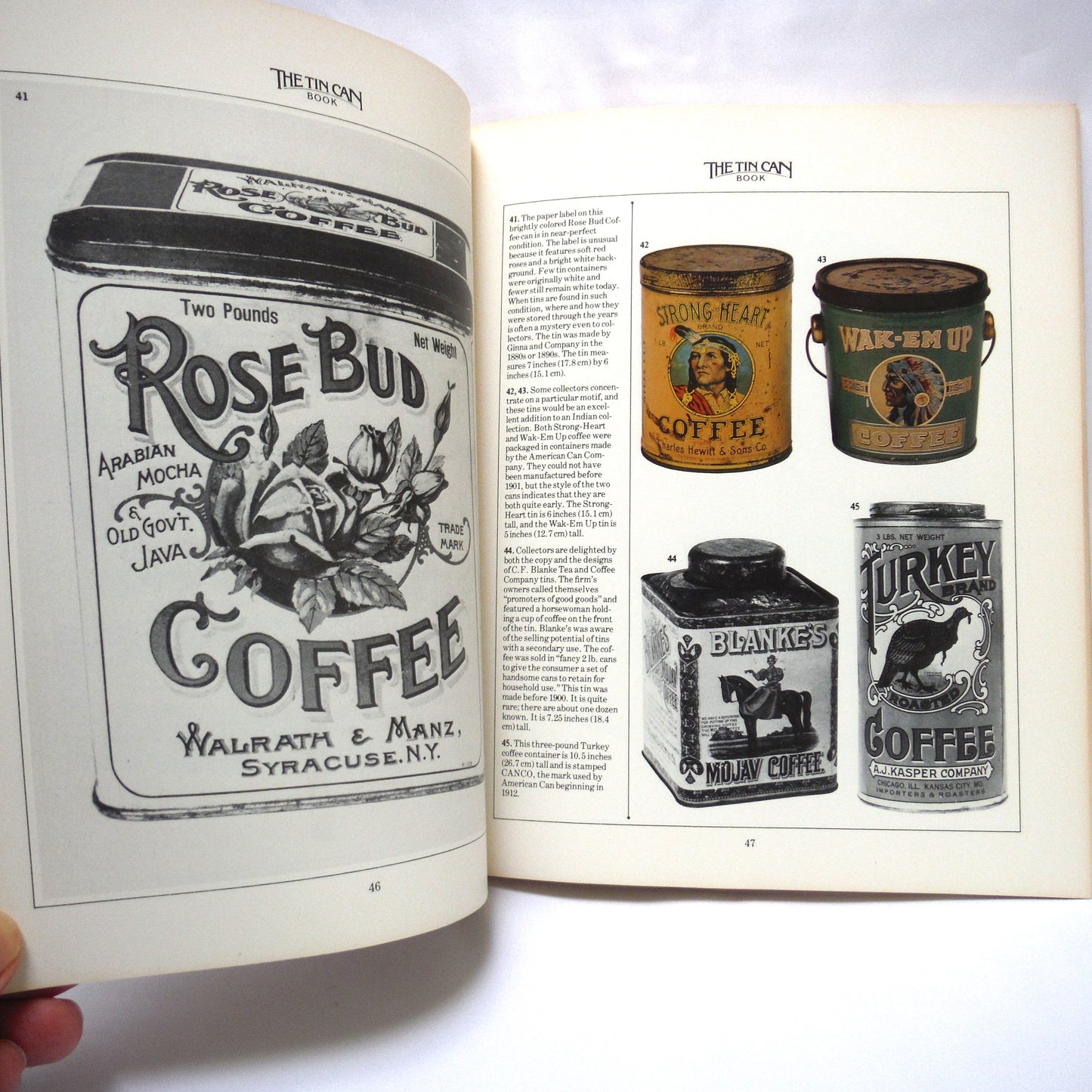 THE TIN CAN: The Can As Collectible Art, Advertising Art, and High Art, by Hyla M. Clark (1977 1st Ed.)