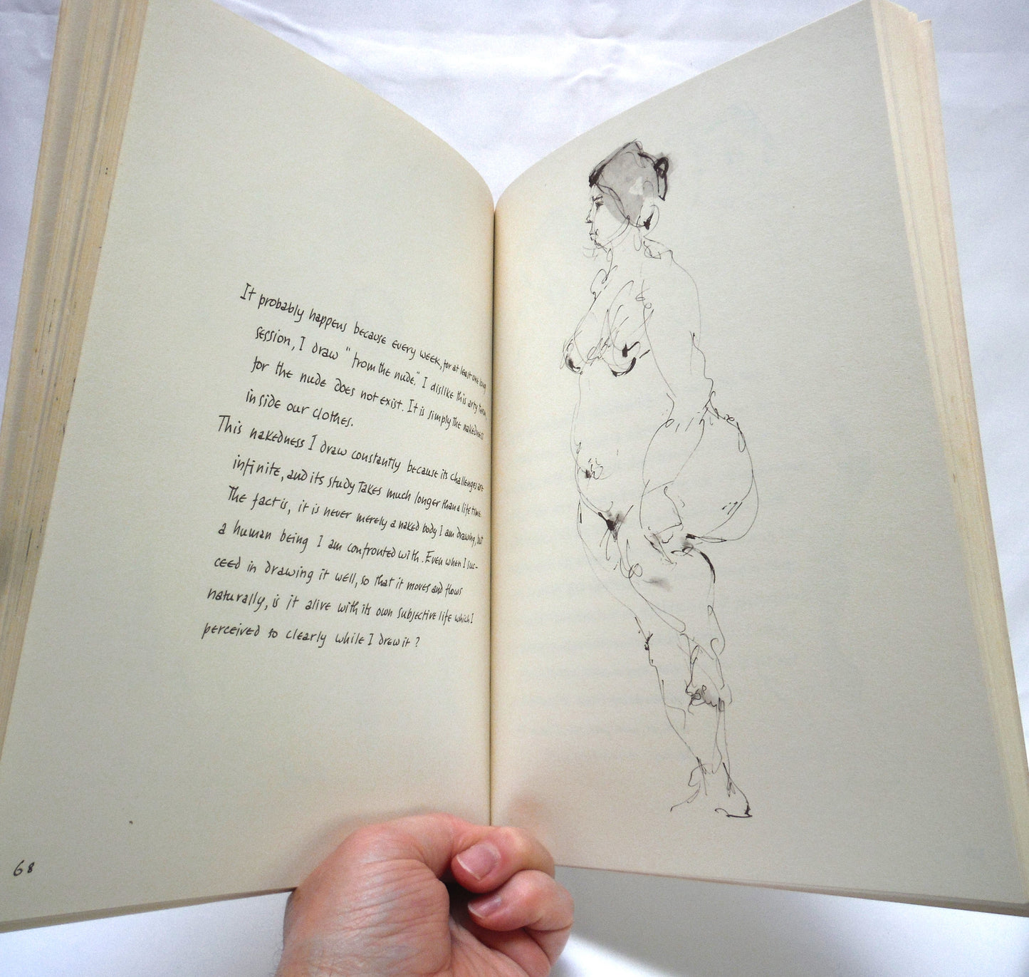 THE ZEN OF SEEING, Seeing / Drawing as Meditation, Drawn and Handwritten by Frederick Franck (1973 1st Ed.)