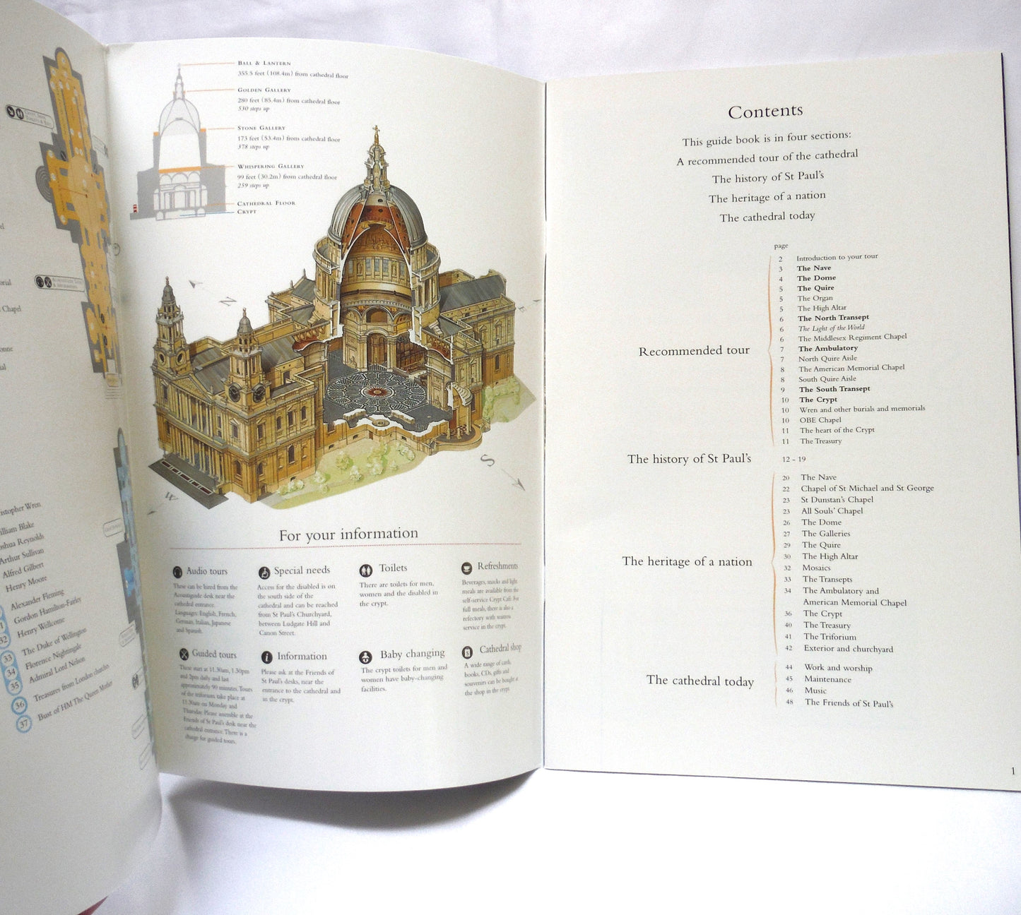 ST PAUL'S CATHEDRAL, Official Visitors Guide Book (2001 1st Ed.)