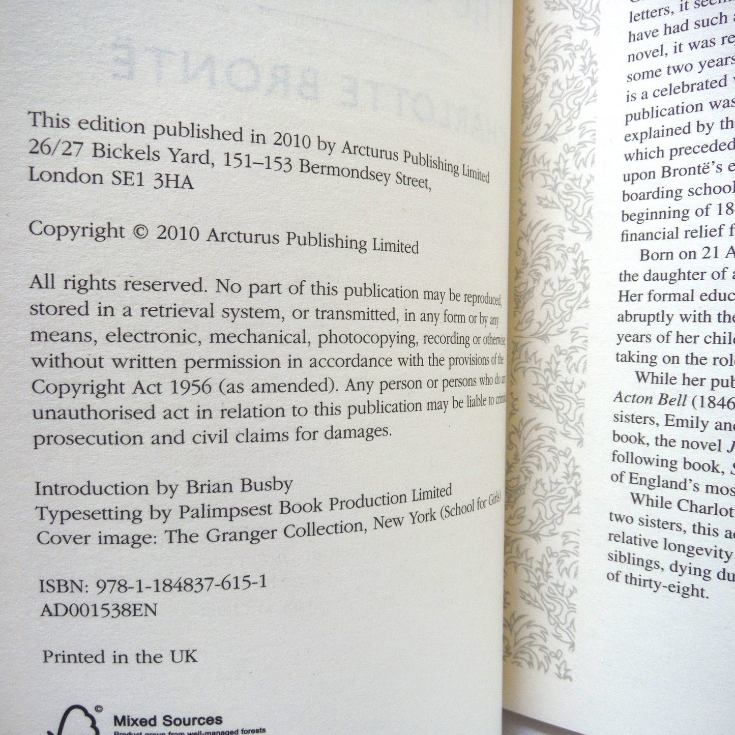 THE BRONTE COLLECTION MASTERPIECE LIBRARY BOX SET OF 5 BOOKS, by Charlotte Brontë, Emily Brontë, and Anne Brontë, 2010