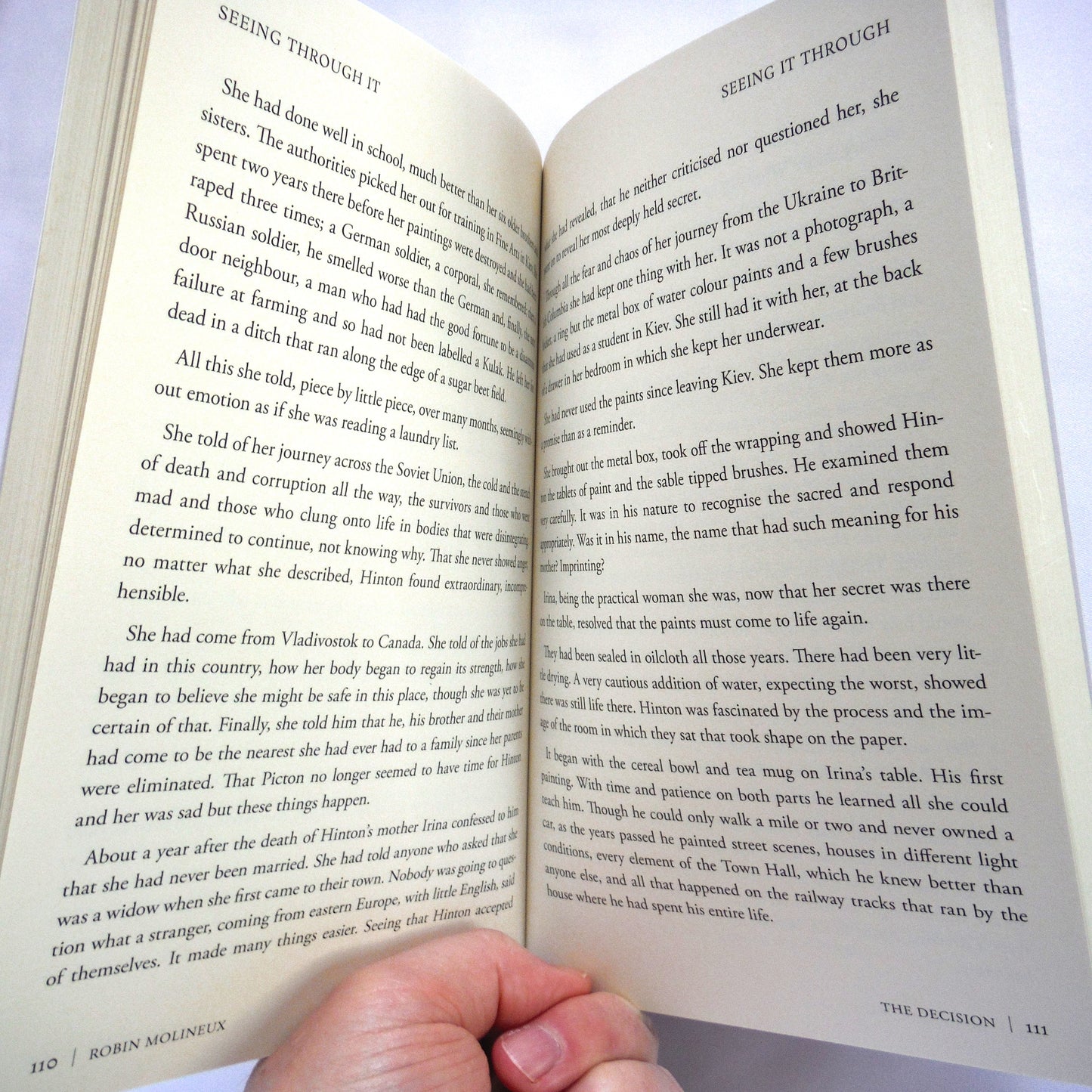 SEEING THROUGH IT, SEEING IT THROUGH, Short Stories by Robin Molineux (1st Ed. SIGNED)