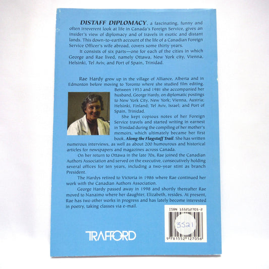 DISTAFF DIPLOMACY, My Elegant Life as a Diplomat's Wife, by E. Rae Hardy (1st Ed. SIGNED)