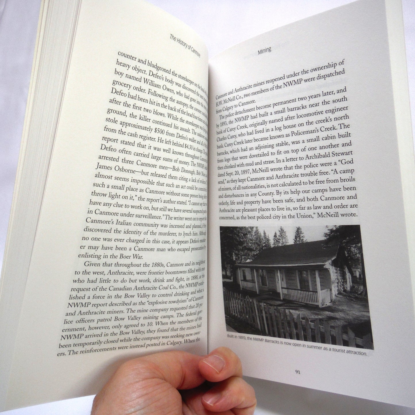 THE HISTORY OF CANMORE, by Rob Alexander (1st Ed. SIGNED)