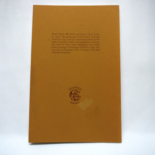 TRACINGS, Poetry by Mae Hill Brown (1st Ed. SIGNED)