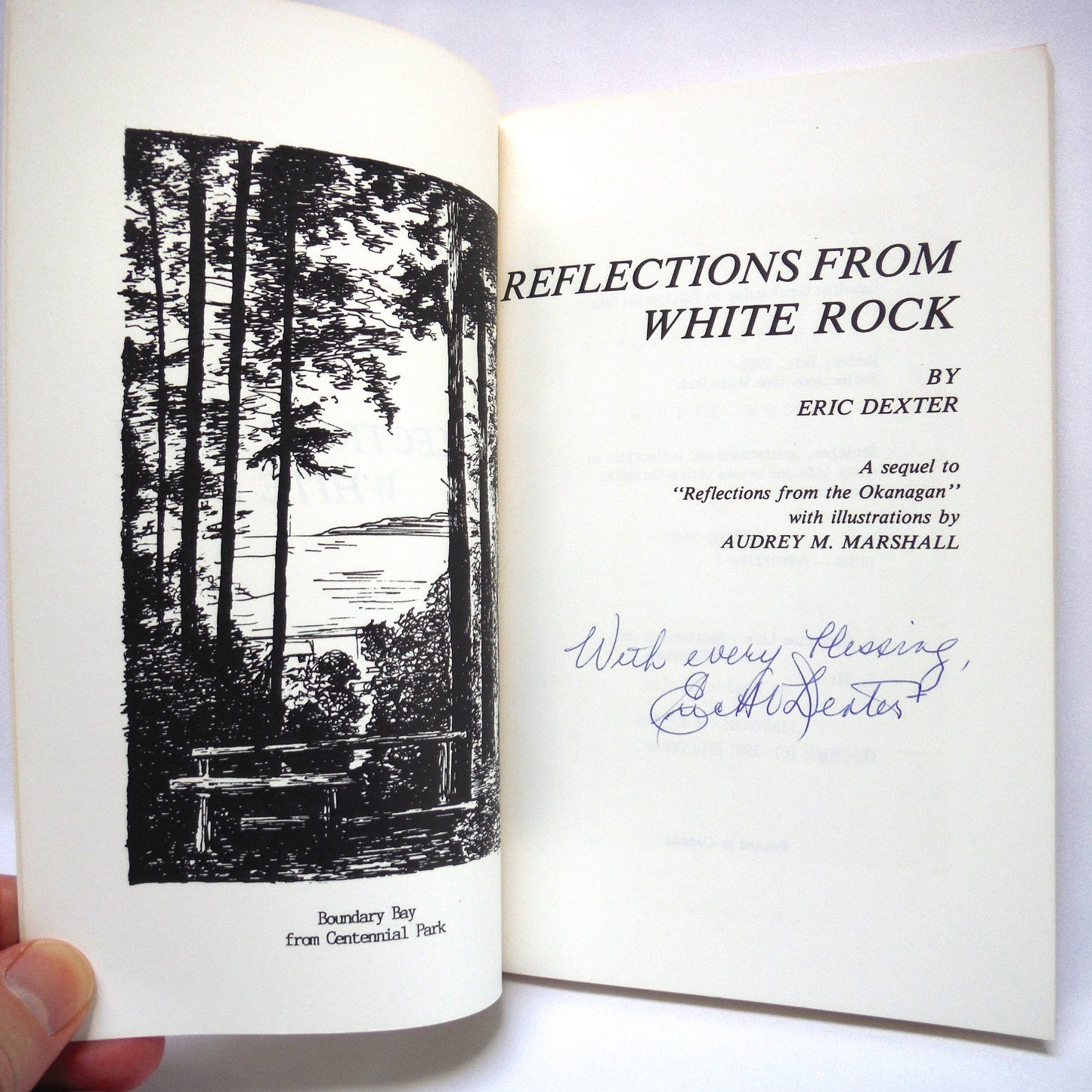 REFLECTIONS FROM WHITE ROCK, by Reverend Eric Dexter (1st Ed. SIGNED)