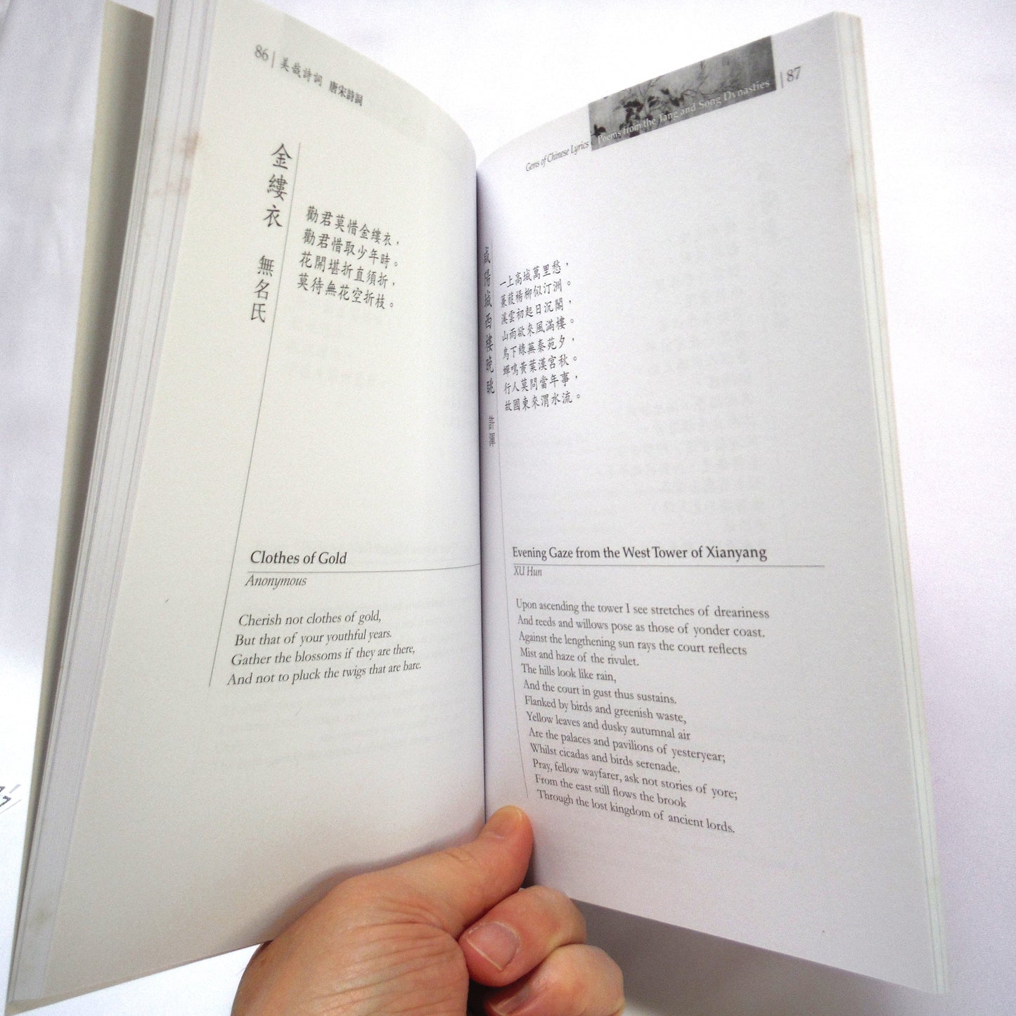 GEMS OF CHINESE LYRICS, Poetry Translations by Lo Yin Wah CHAN (1st Ed. SIGNED)