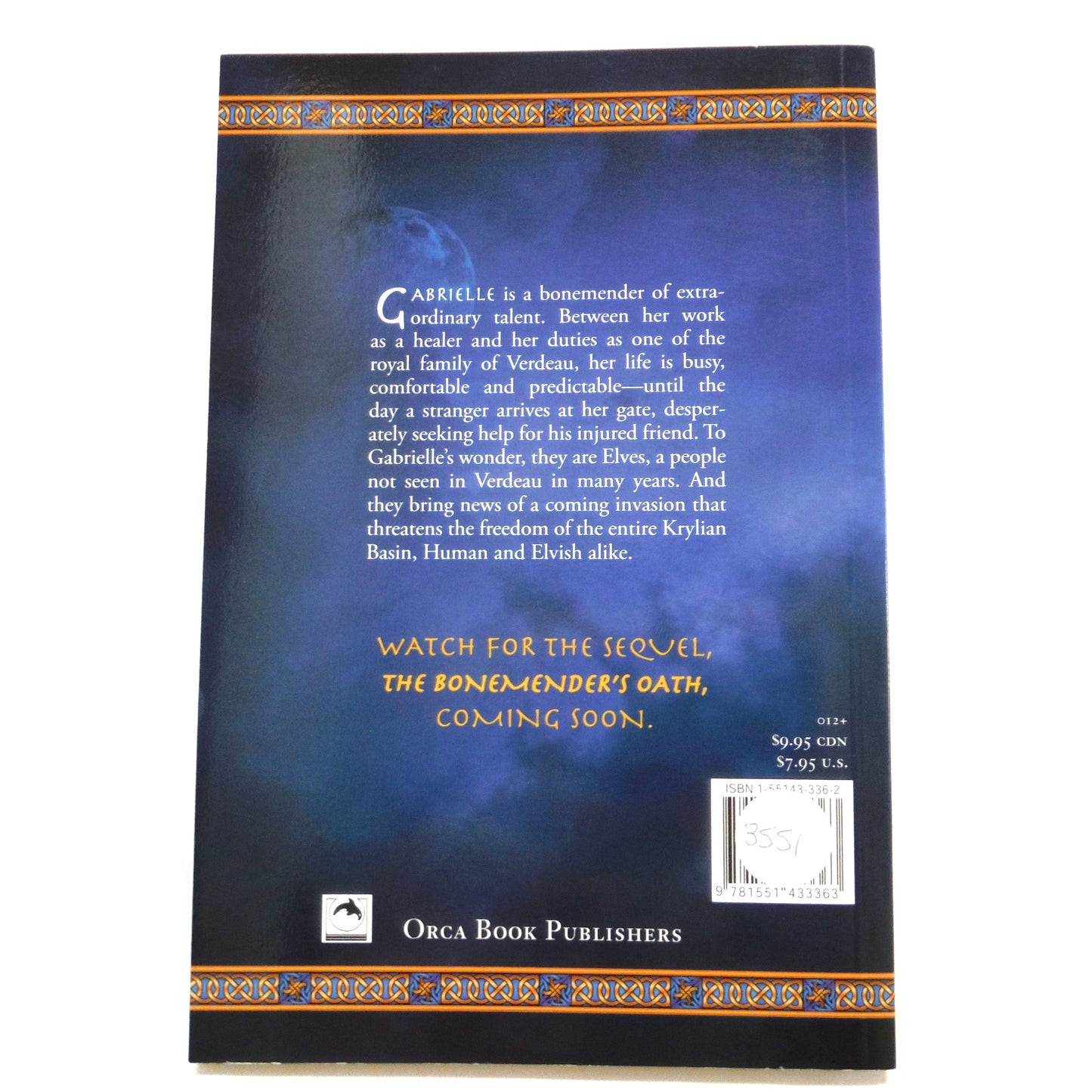 THE BONEMENDER, A Young Adult Fantasy Novel by Holly Bender (1st Ed. SIGNED)